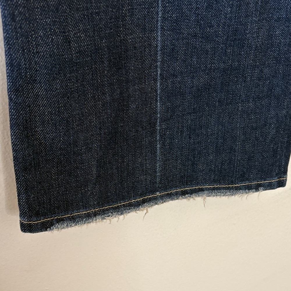 7 For All Mankind A Pocket Jeans Y2K Flare Pink Embellished Faded Denim Size 29 - Picture 11 of 15